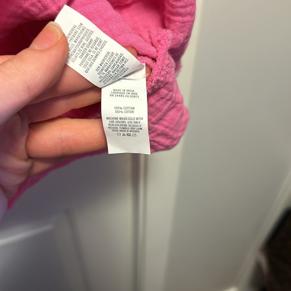 Pink aerie dress with puff sleeves - Picture 3 of 5